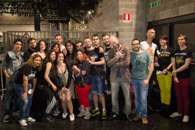photo credit to Within Temptation's Facebook page I am on the far right! 